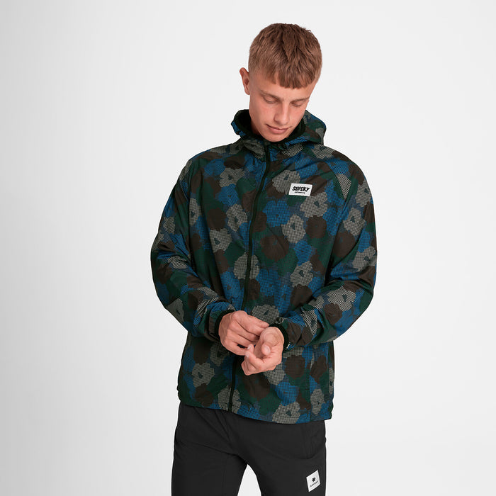 Saysky Flower Pace Jacket Blue Flower Camo 1046 OMRJA22C1046