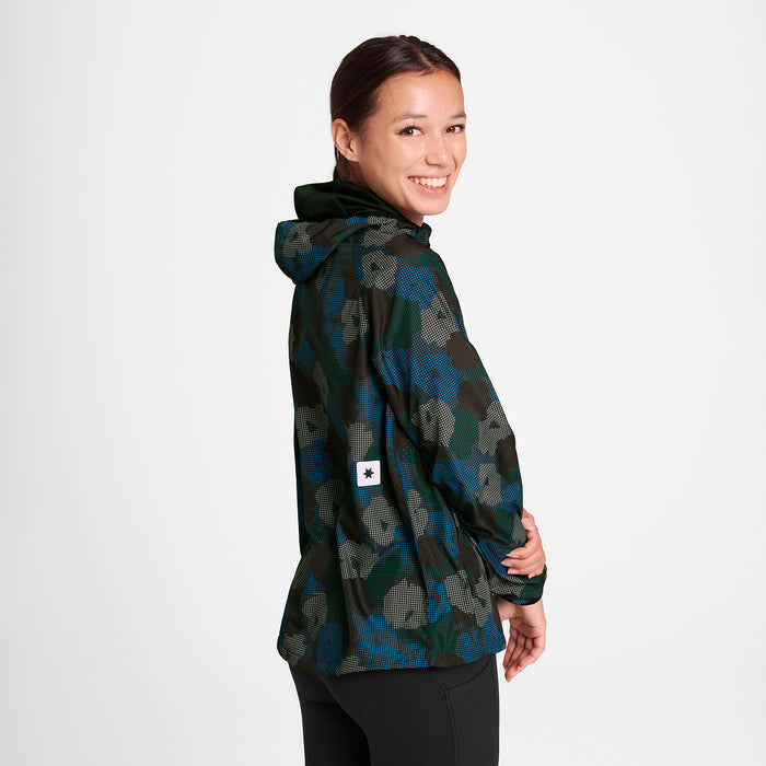 Saysky Flower Pace Jacket Blue Flower Camo 1046 OWRJA21C1046