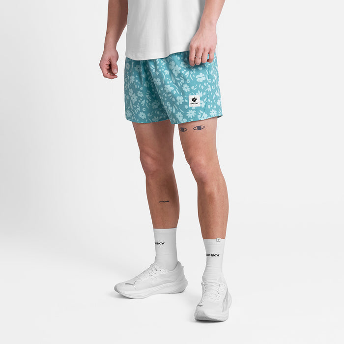 Saysky Flower Pace Shorts 5'' Light Blue Flower 1066 SM40011