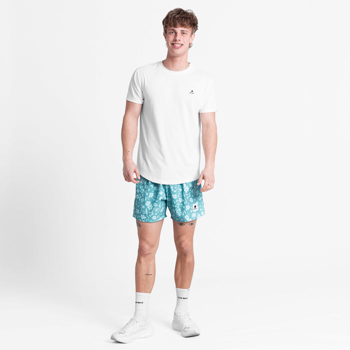 Saysky Flower Pace Shorts 5'' Light Blue Flower 1066 SM40011