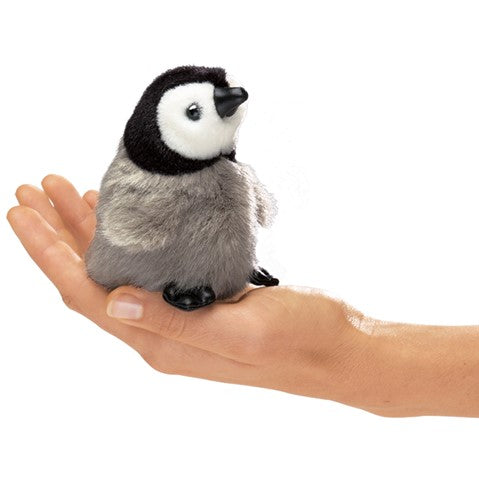 Folkmanis  Finger Puppet - Mini Baby Emperor Penguin