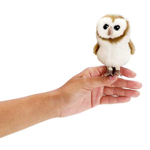 Folkmanis Finger Puppet - Mini Barn Owl