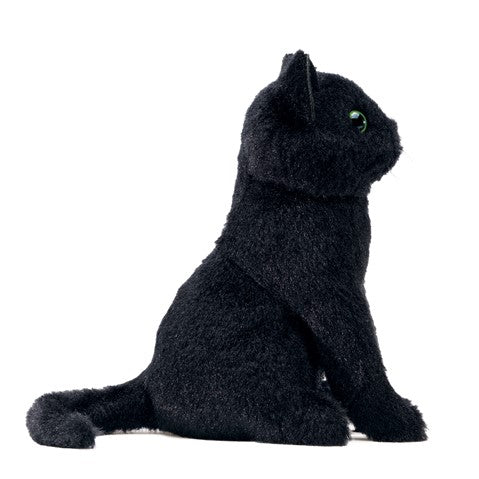 Folkmanis Finger Puppet -  Mini Black Cat