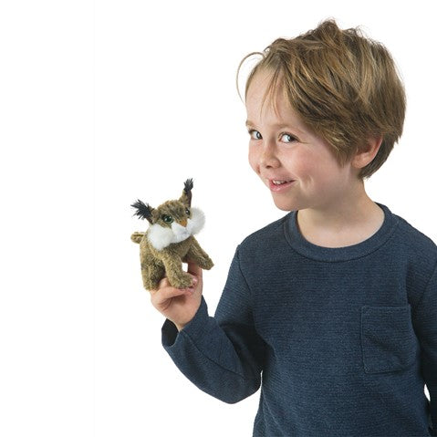 Folkmanis Finger Puppet - Mini Bobcat