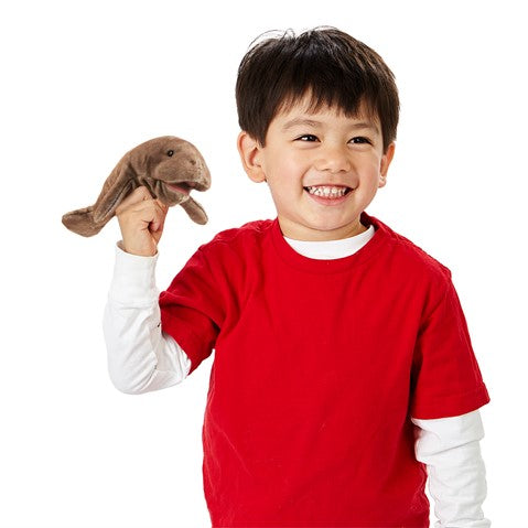Folkmanis Finger Puppet -  Mini Manatee