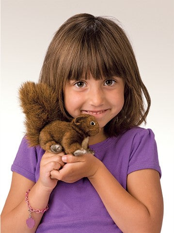 Folkmanis Finger Puppet - Mini Red Squirrel
