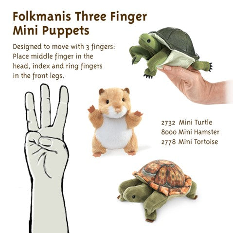 Folkmanis Finger Puppet - Mini Turtle