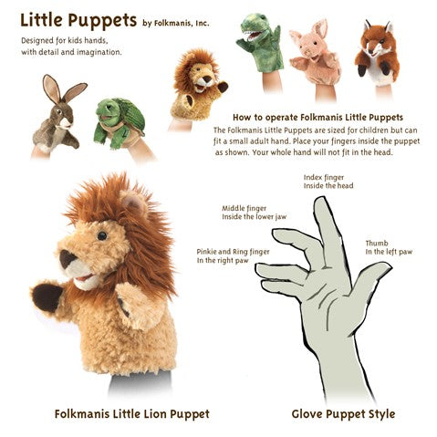 Folkmanis Puppet -  Little Lion