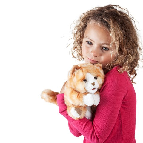Folkmanis Puppet -  Orange Tabby Kitten