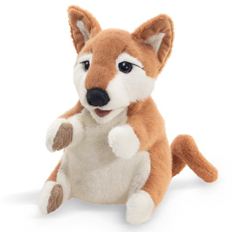 Folkmanis Puppet -  Shiba Inu Puppy Dog