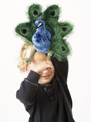 Folkmanis Puppet - Small Peacock