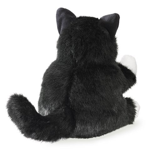 Folkmanis Puppet - Tuxedo Kitten
