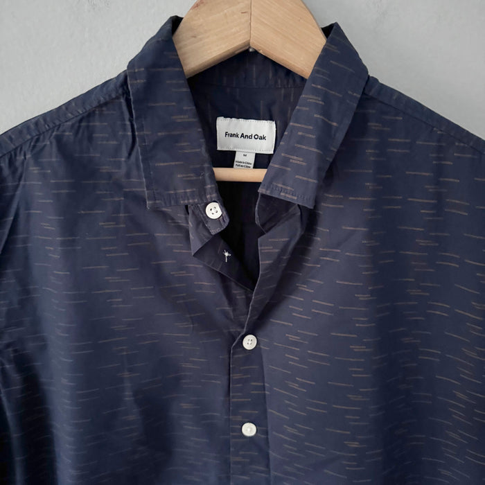 Frank and Oak / Navy cotton shirt / Men M