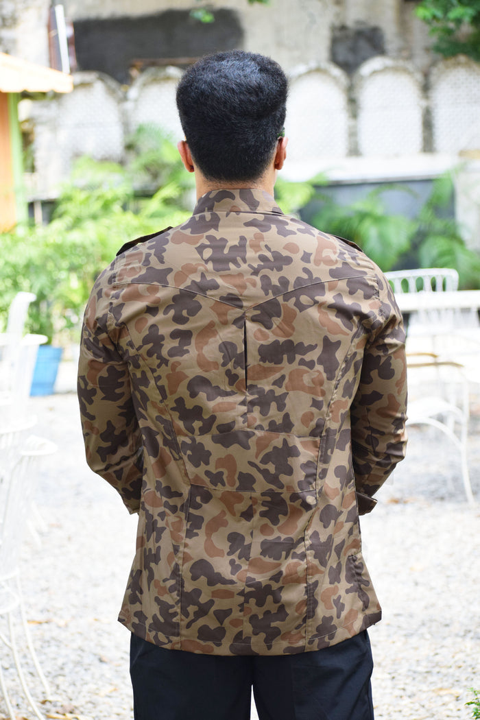 French Camouflage Hunting Style Shirt