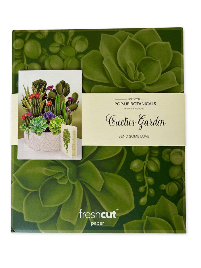 FreshCut Paper LLC - Cactus Garden (8 Pop-up Greeting Cards)