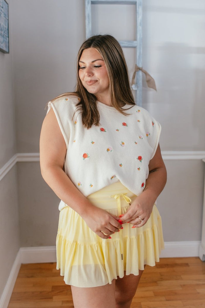 Fruity Tootie Sweater Vest - Macoma Boutique130 Sweaters