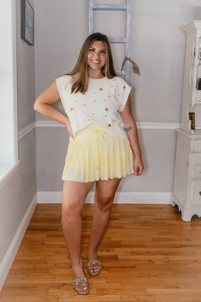 Fruity Tootie Sweater Vest - Macoma Boutique130 Sweaters