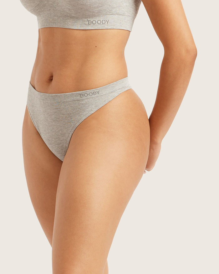 G-String - Light Grey Marl
