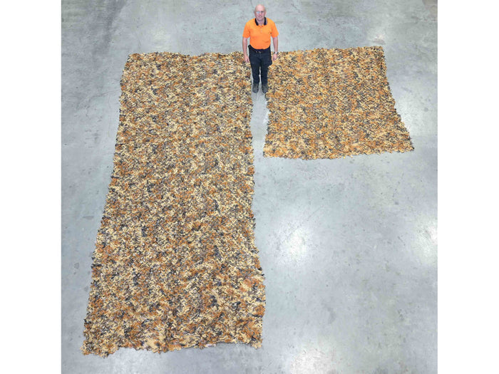 Game On Camo Net Stubble Tan 3m x 2.4m Lightweight Camo Cover