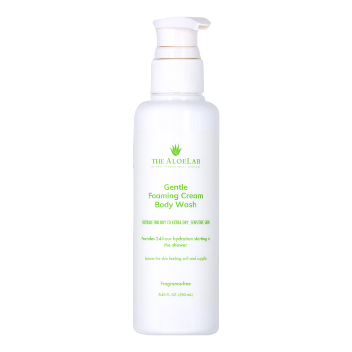 Gentle Foaming Cream Body Wash - Fragrance free - The ALOELAB