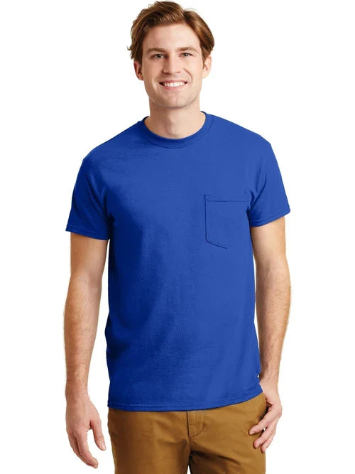 Gildan DryBlend 50 Cotton/50 Poly Pocket T-Shirt