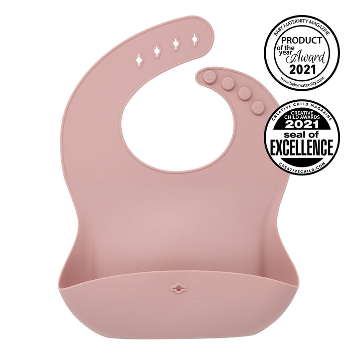 Glitter and Spice Silicone Food Bib