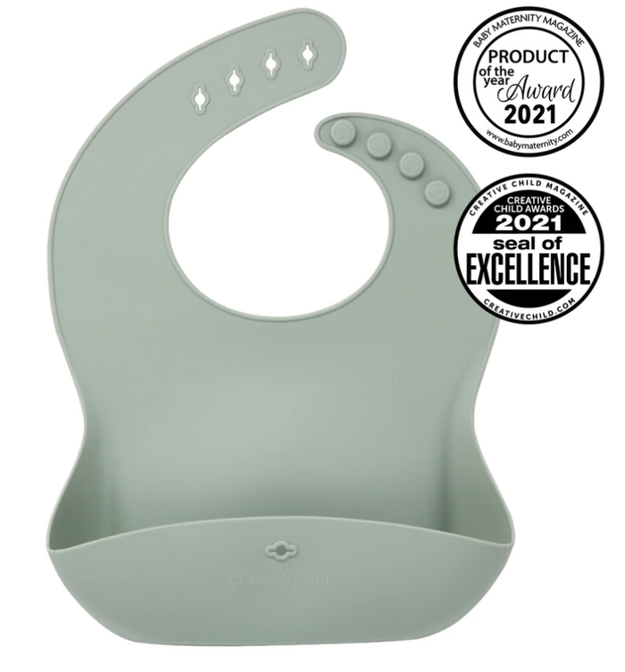 Glitter and Spice Silicone Food Bib