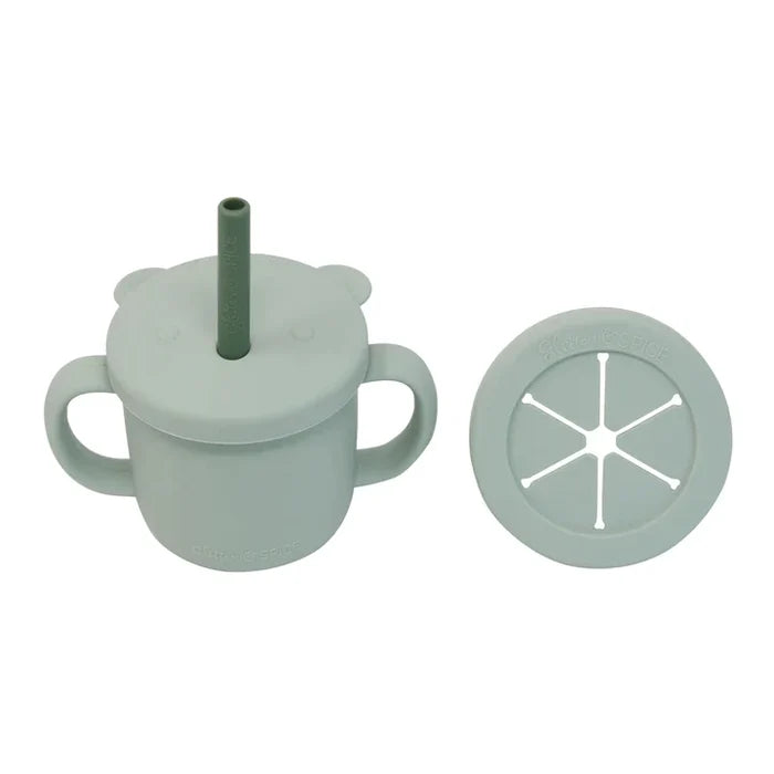 Glitter & Spice Grow With Me Silicone Cup Snack Set