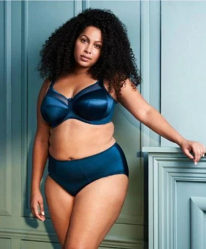 GODDESS Keira Titanium and Petrol Underwire Bra (#6090)
