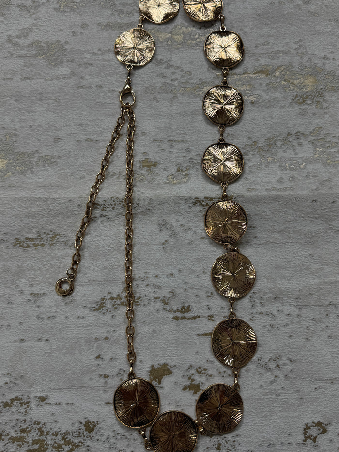 Gold Disk Chain Belt