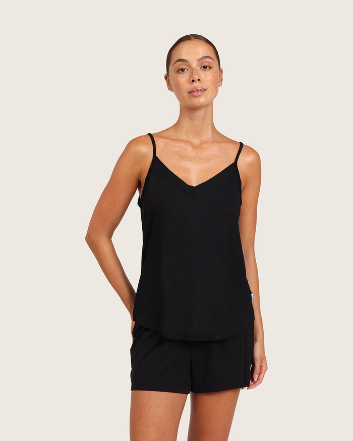 Goodnight Sleep Cami - Black