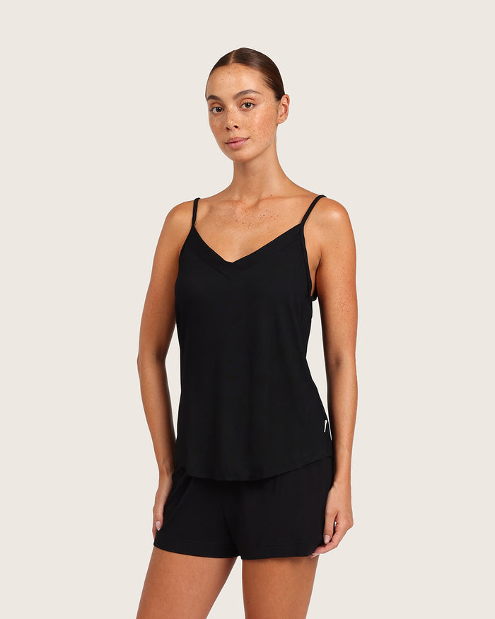 Goodnight Sleep Cami - Black