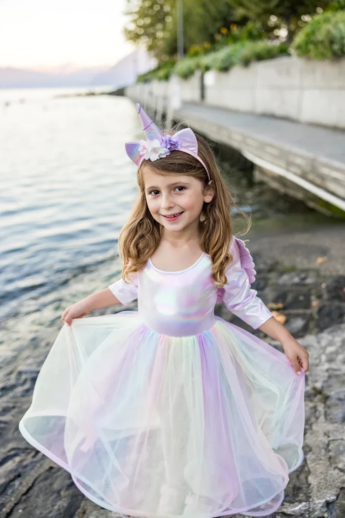 Great Pretenders Alicorn Dress with Wings + Headband Set