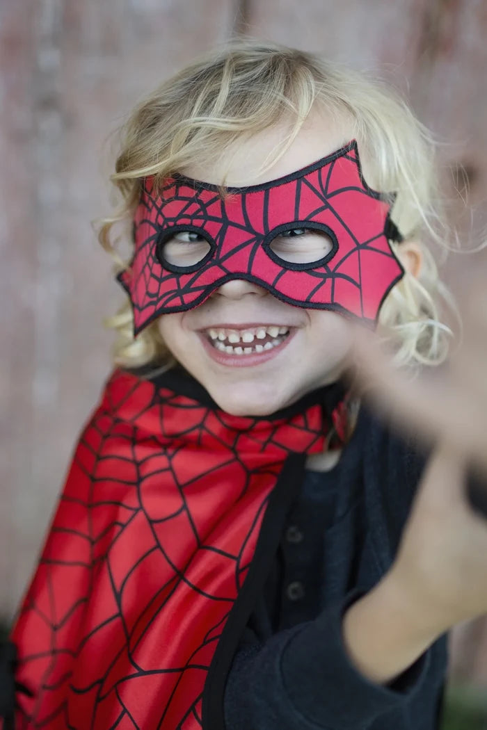 Great Pretenders Reversible Spider/Bat Kids Cape + Mask