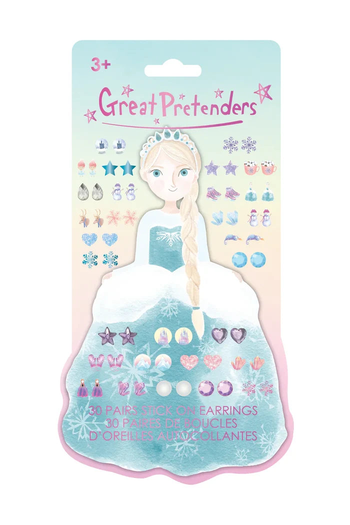 Frosty Sister Stick-on Earrings