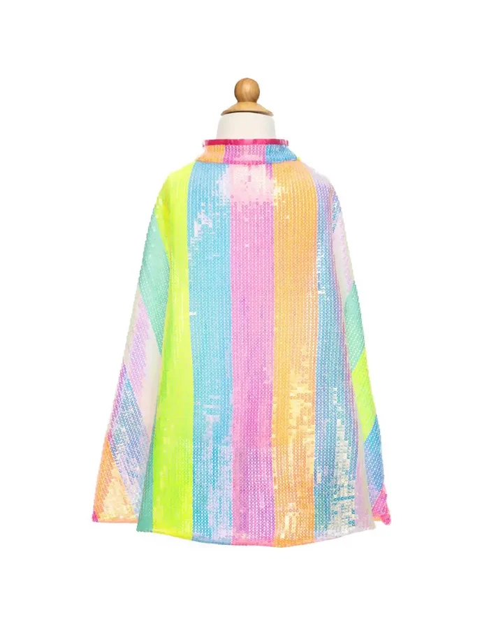 Great Pretenders Stripey Sequin Cape
