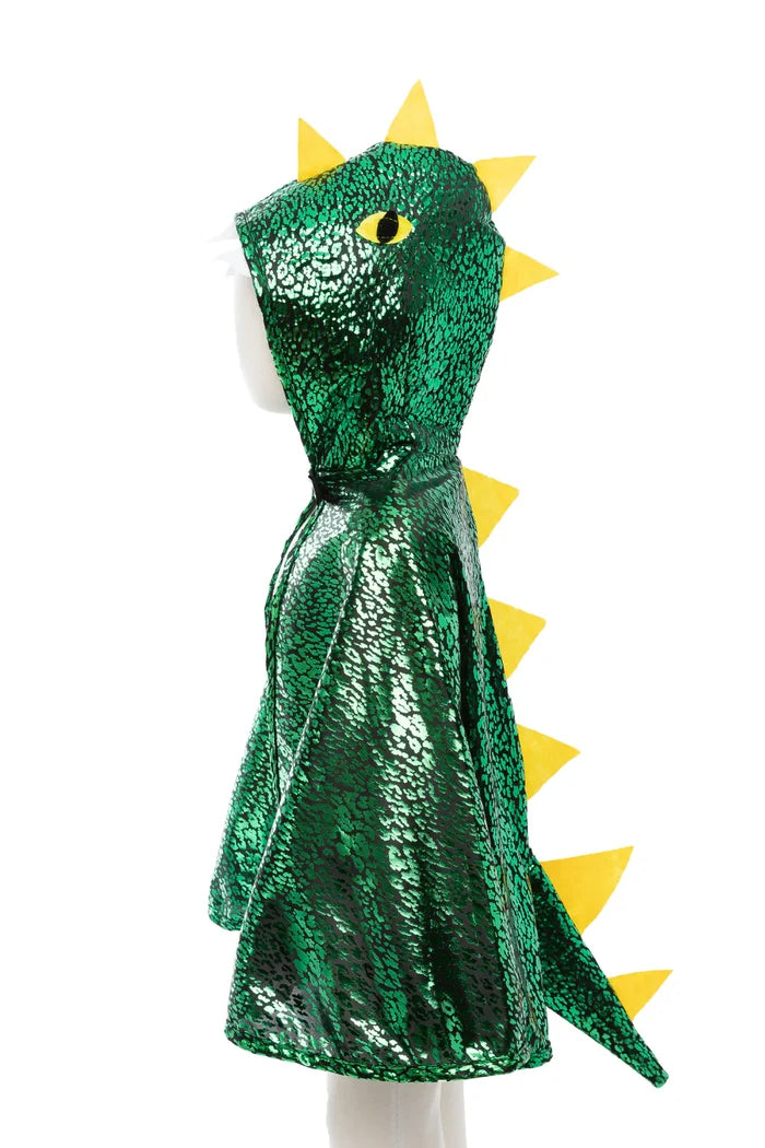 Great Pretenders Toddler Green Metallic Dragon Cape