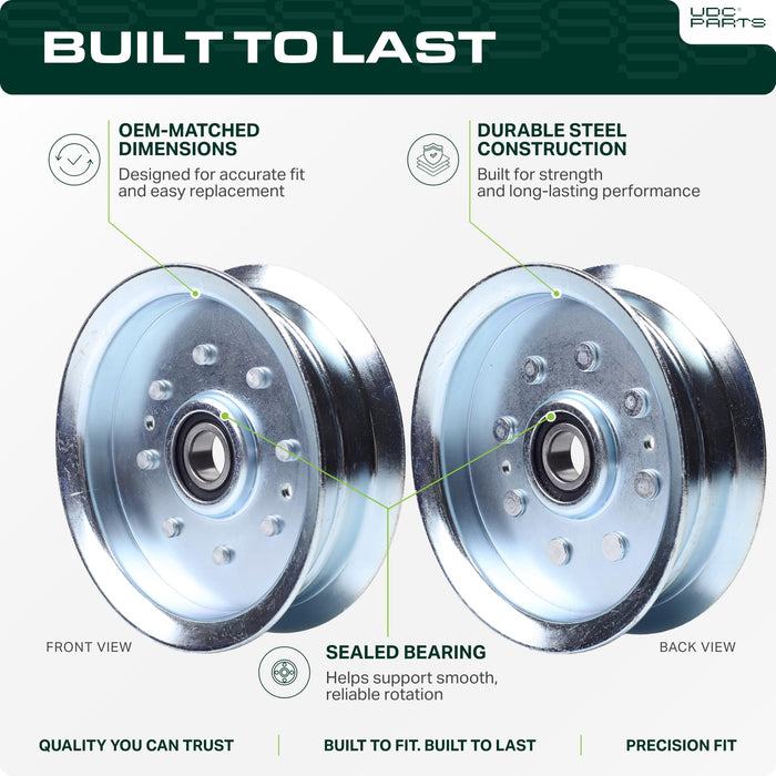 GY20629 Idler Pulley / 42 48 inch deck / Replacement for John Deere GY20110 GY20639 Sabre 14542GS 1642HS 1742HS