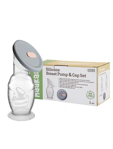 Haakaa Silicone Breast Pump with Suction Base and Silicone Cap