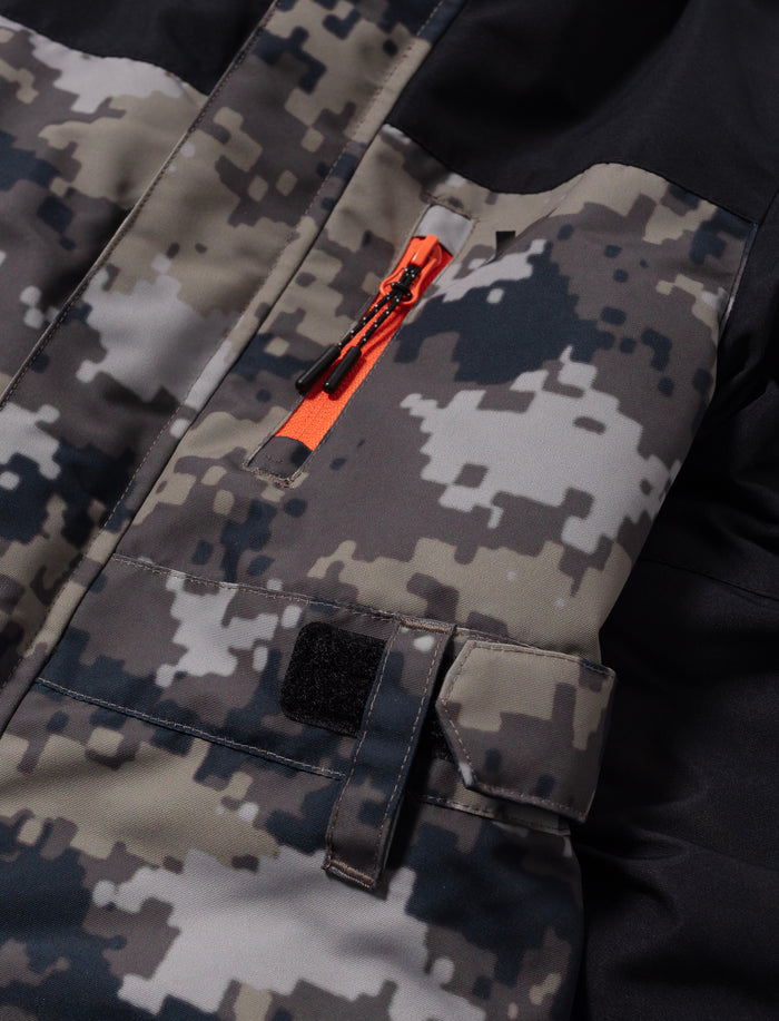 Habit de neige 1 pièce à motif camouflage pour petit garçon