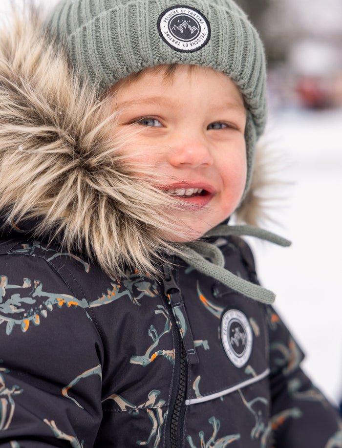 Habit de neige 1 pièce imprimé pour bébé garçon