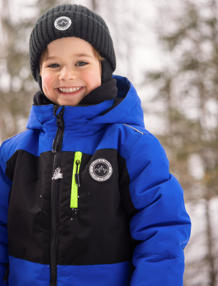 Habit de neige 2 pièces à capuchon pour petit garçon