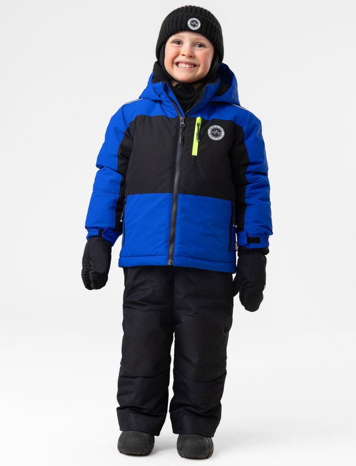 Habit de neige 2 pièces à capuchon pour petit garçon