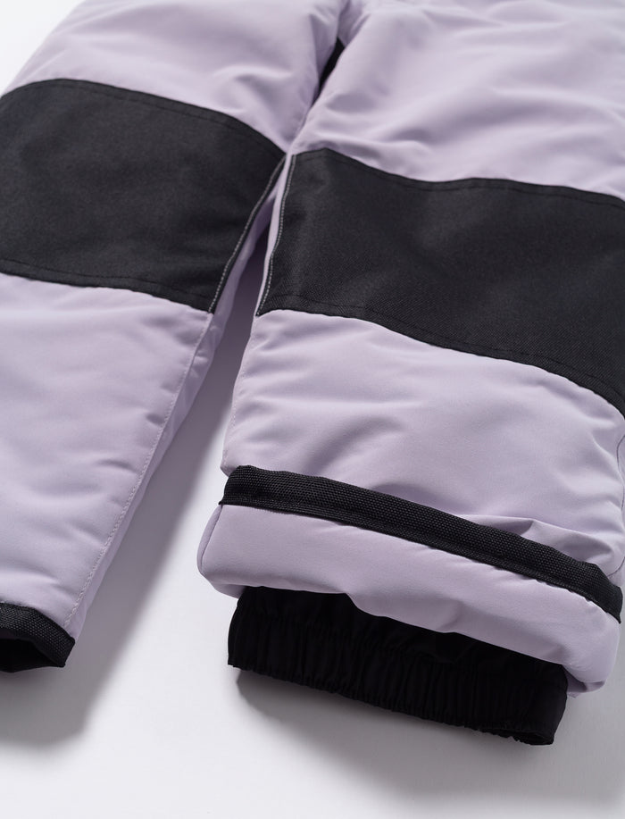 Habit de neige 2 pièces fleuri pour petite fille