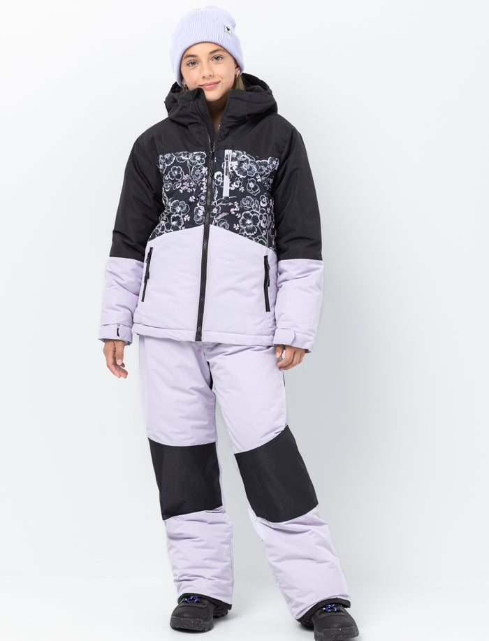 Habit de neige 2 pièces imprimé pour ado fille