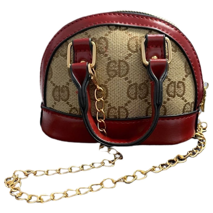 Half Moon Kids Purse 2 tone