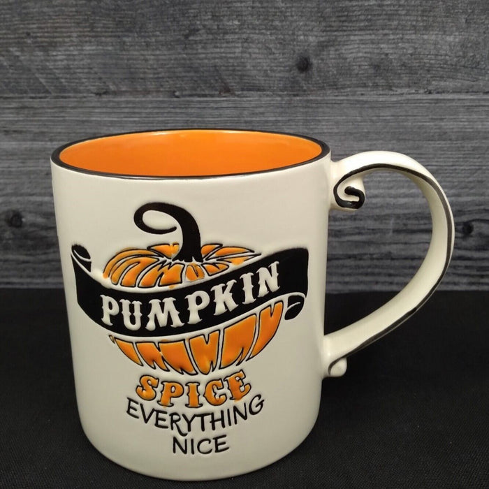 Halloween Pumpkin Spice Coffee Mug Ceramics Tea Cup 21oz 621ml by Blue Sky
