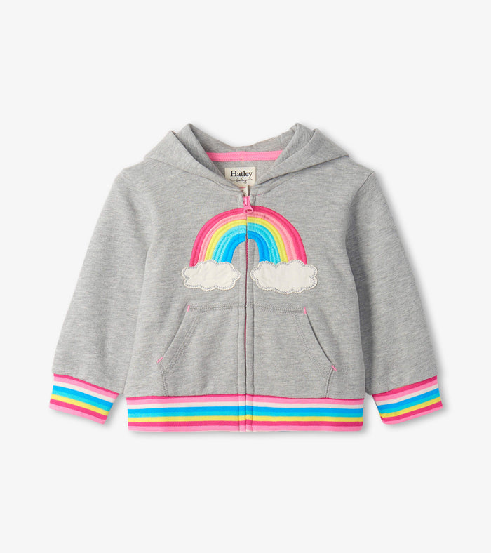 Hatley Baby Hoodie - Over The Rainbow