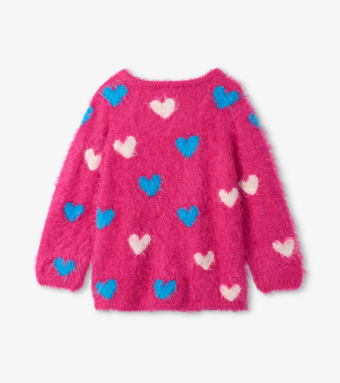Hatley Baby Sweater Dress - Confetti Hearts