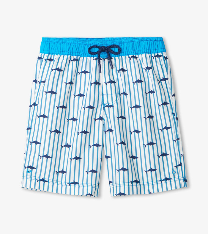 Hatley Board Shorts - Silhouette Sharks